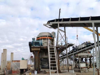 primary granite crushing plant on steel stand