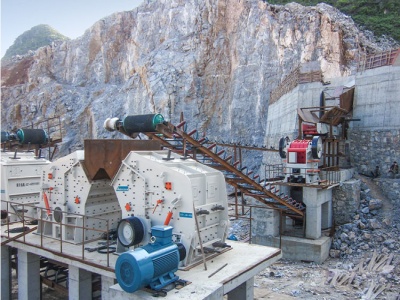 equipment required for the work of granite quarry